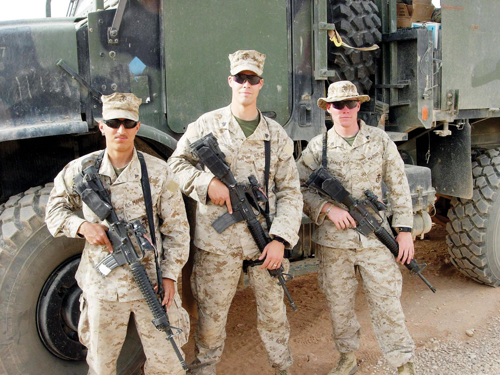 Matt Thorusen in Iraq